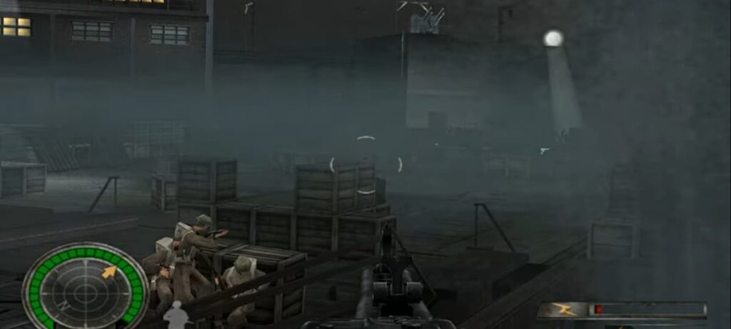 Medal of Honor: European Assault PS2 ISO firing